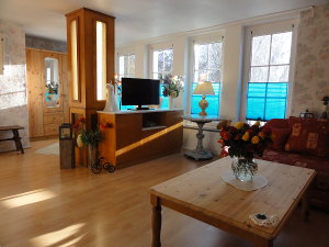 Pension-Spreewaldengel Ferienwohnung Wohnzimmer